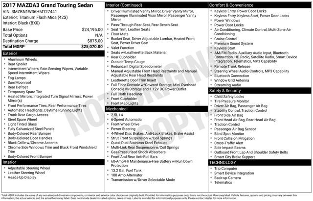 Used 2017 Silver Mazda Grand Touring image 5