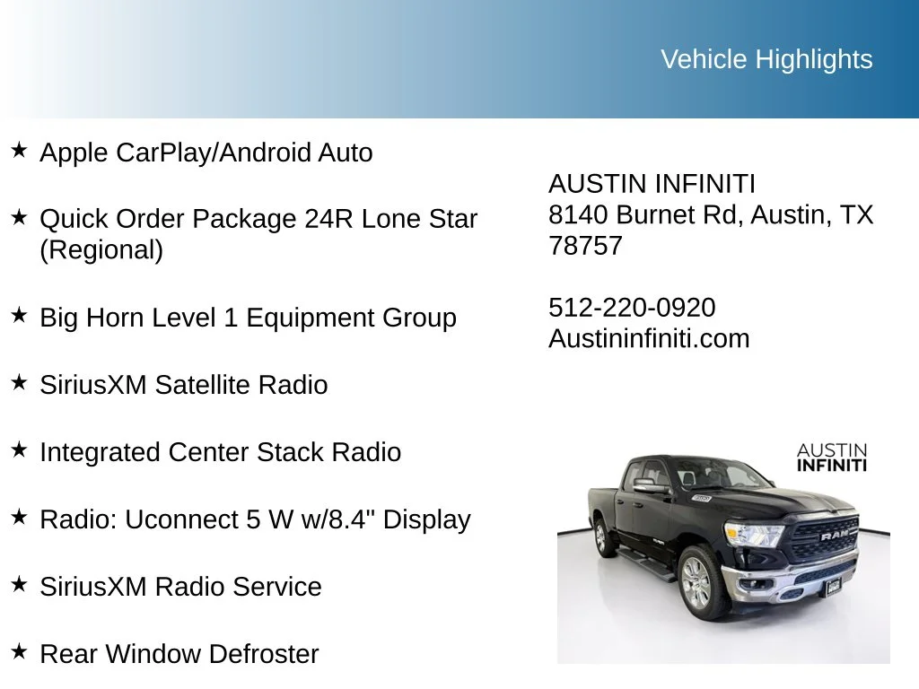 Used 2022 Black Ram Big Horn/Lone Star image 10