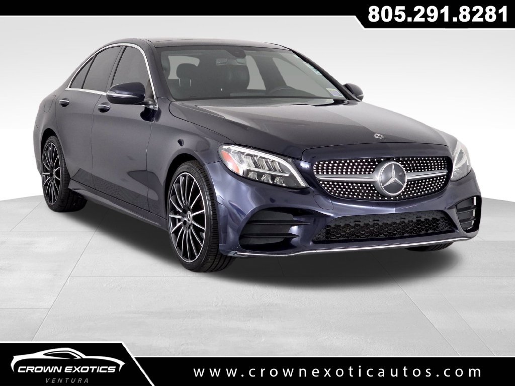 Used 2019 Blue Mercedes-Benz C 300 image 1