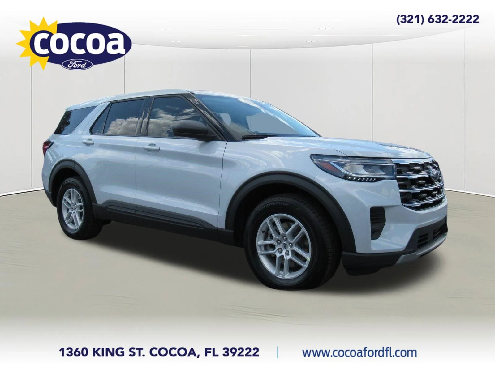 New 2026 Space White Metallic Ford Active 100A image 1