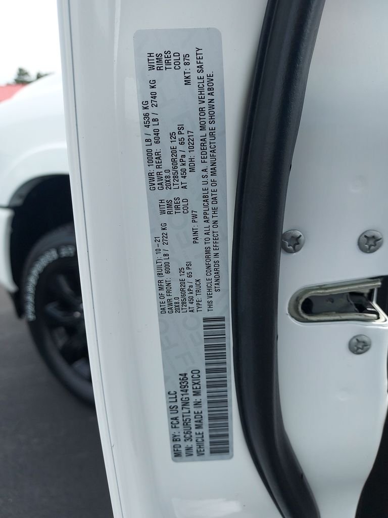 Used 2022 White Ram Limited image 24