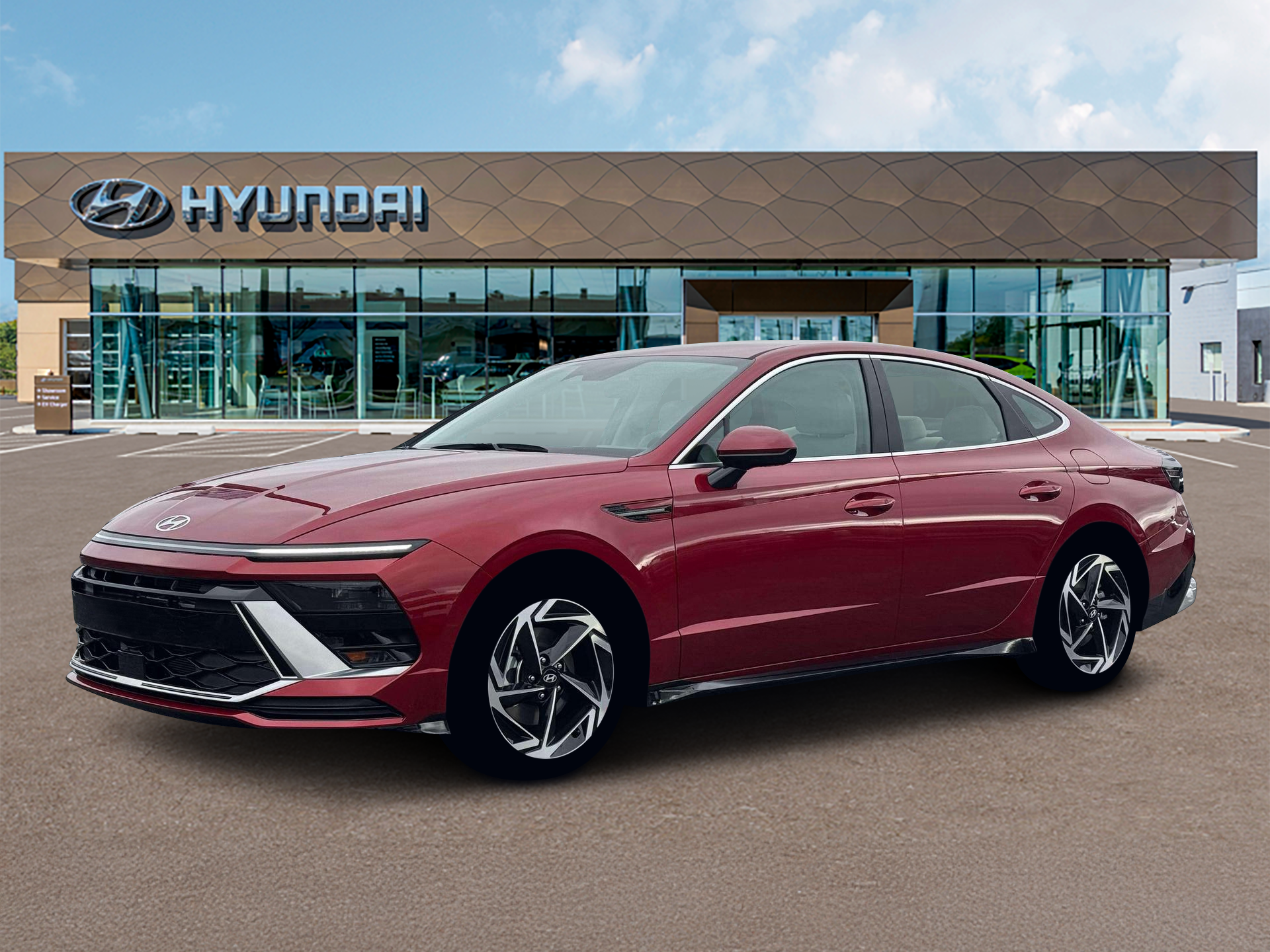 New 2026 Ultimate Red Hyundai SEL Sport image 2