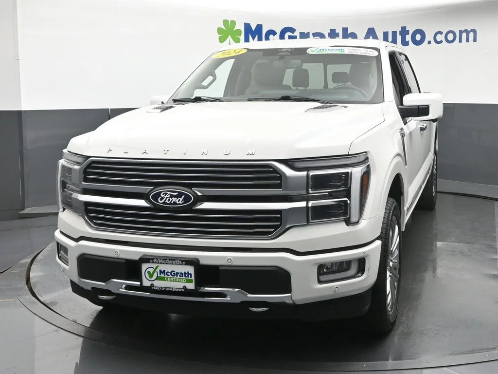 Certified Used 2024 White Ford Platinum image 24