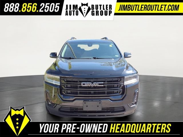 Used 2021 EBONY TWILIGHT METALLIC GMC SLT image 19