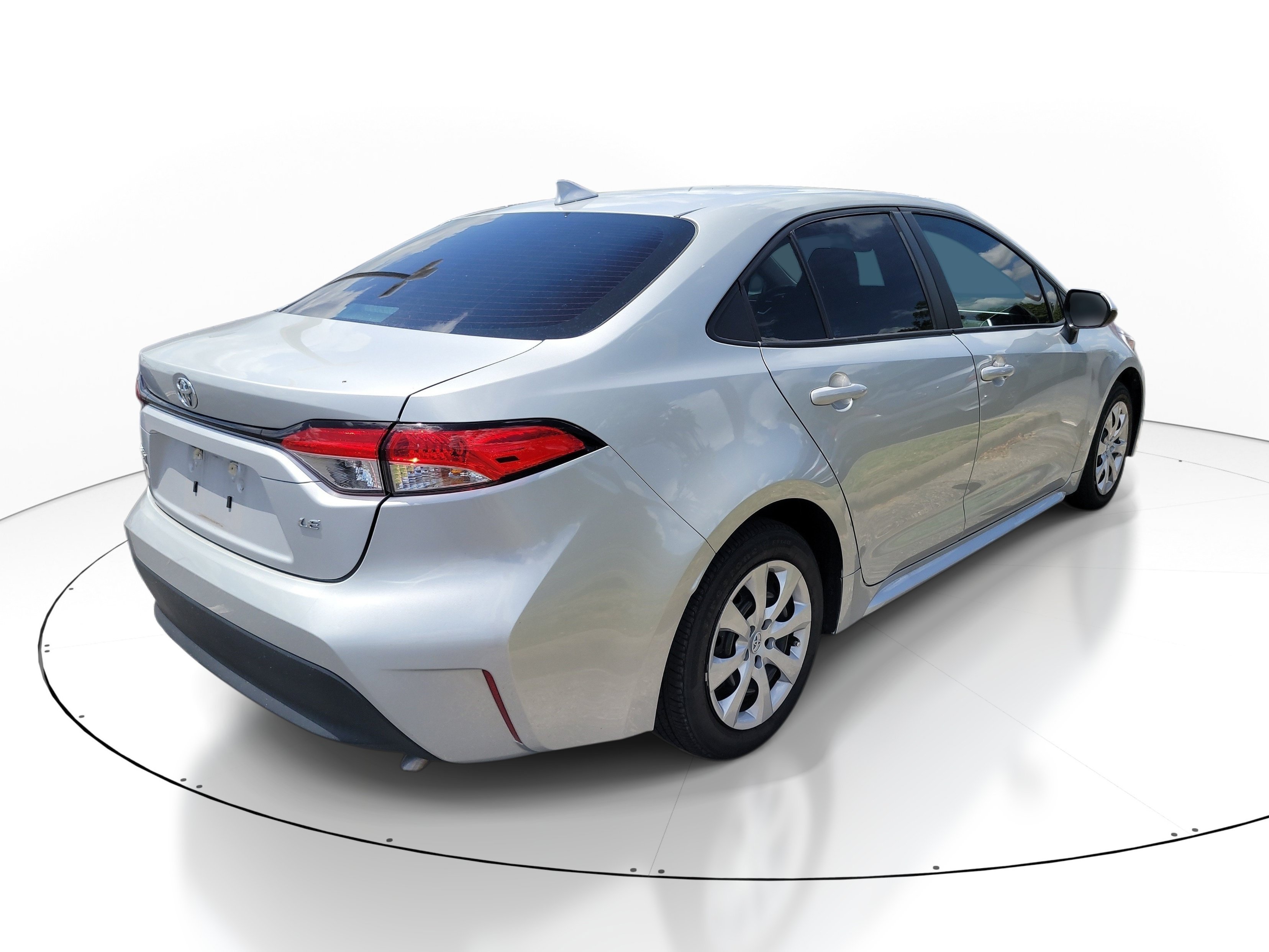 Used 2024 Classic Silver Metallic Toyota LE image 6
