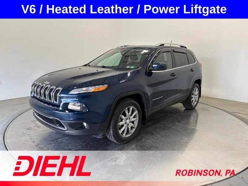 Used 2018 Blue Jeep Limited image 3