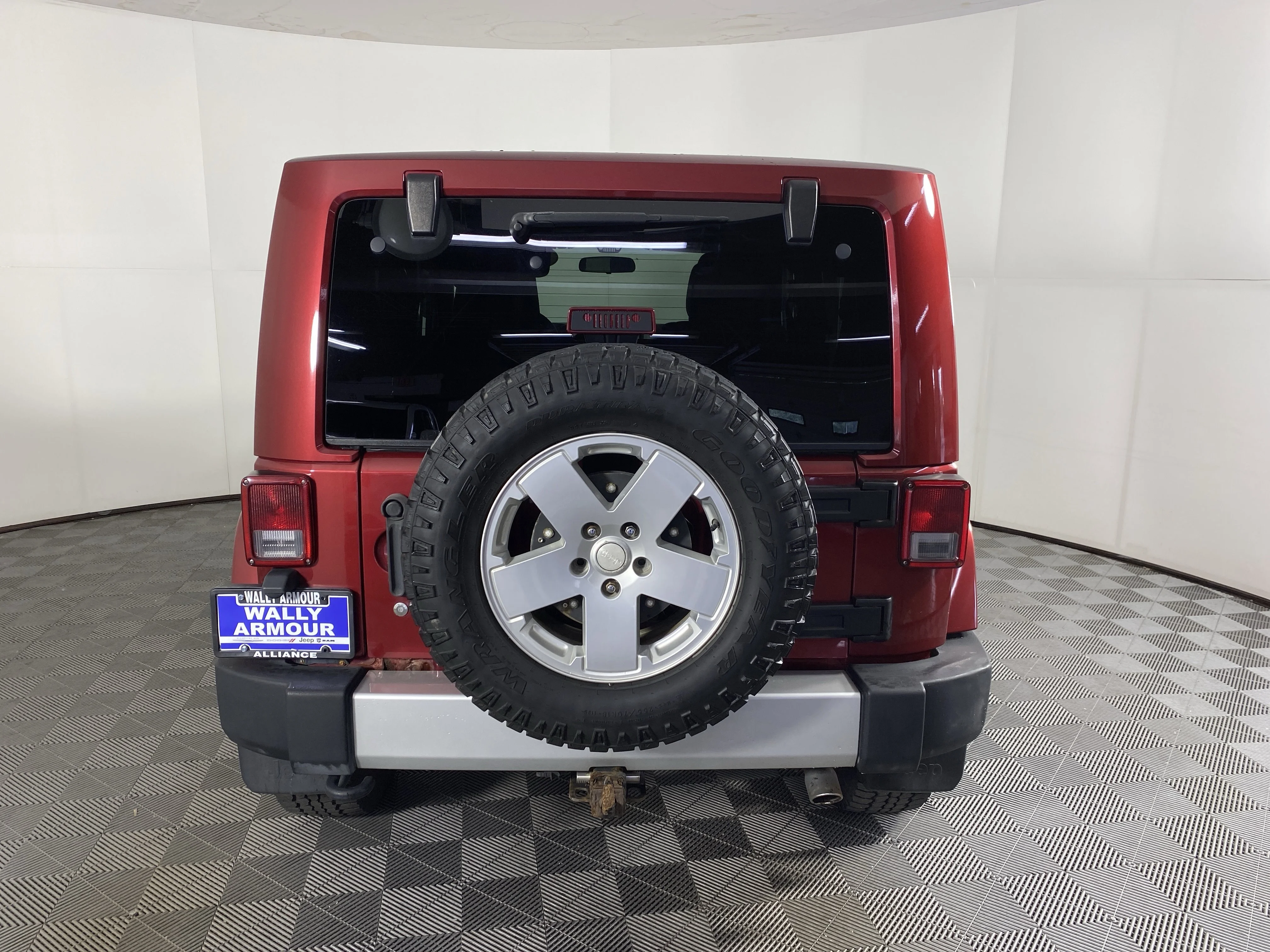 Used 2012 Deep Cherry Red Crystal Pearl Jeep Sahara image 7