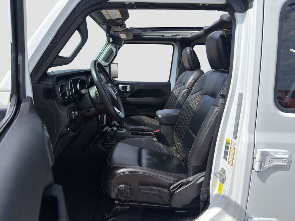 Used 2021 White Jeep Unlimited Sahara 4xe image 9