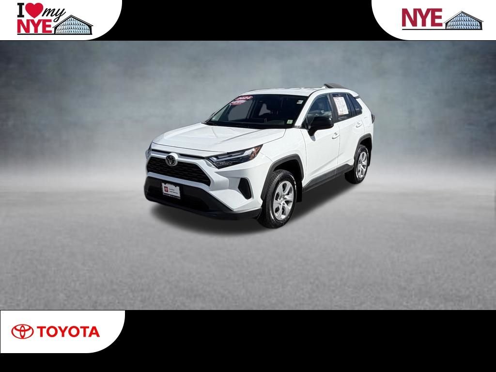 Certified Used 2024 White Toyota LE image 1