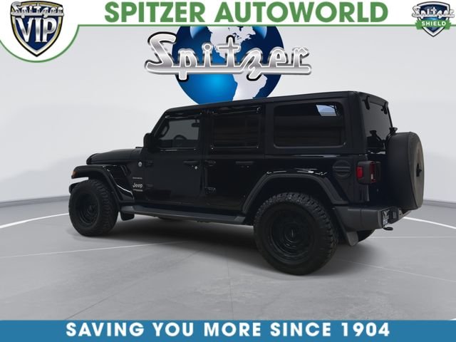 Used 2020 Black Jeep Unlimited Sahara image 6