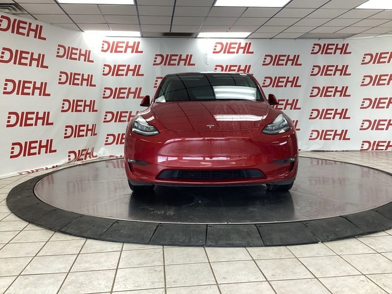 Used 2021 Red Tesla Long Range image 2