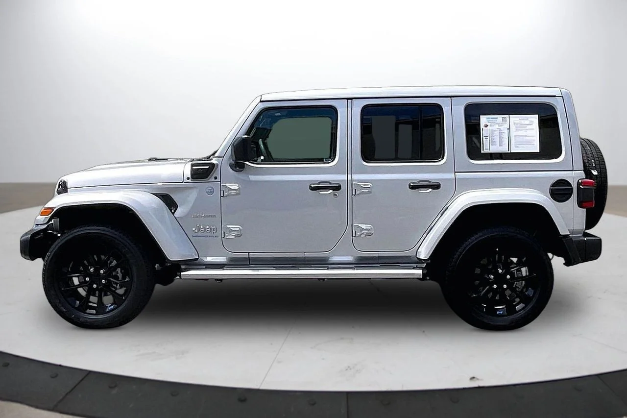 Certified Used 2023 Silver Jeep Sahara 4xe image 5