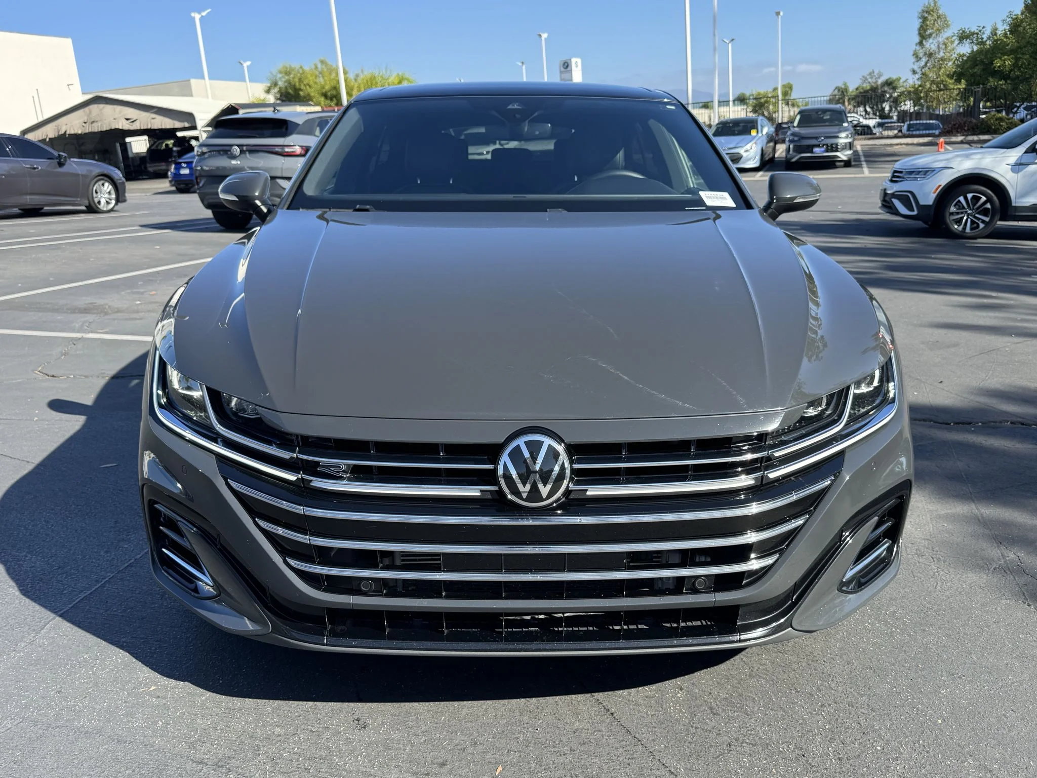 Used 2021 Urano Gray Volkswagen SEL R-Line image 2