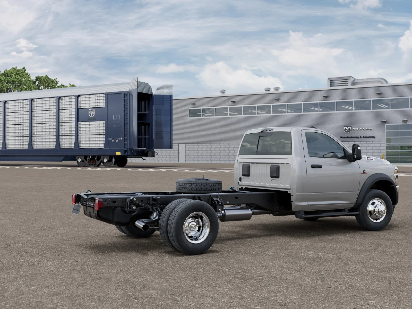 New 2026 Silver-Zynith Exterior Paint RAM Tradesman image 6