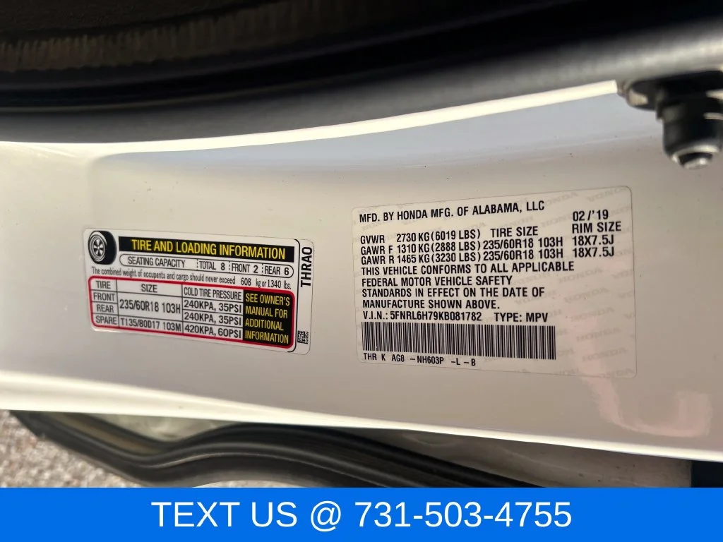 Used 2019 White Honda EX-L image 31