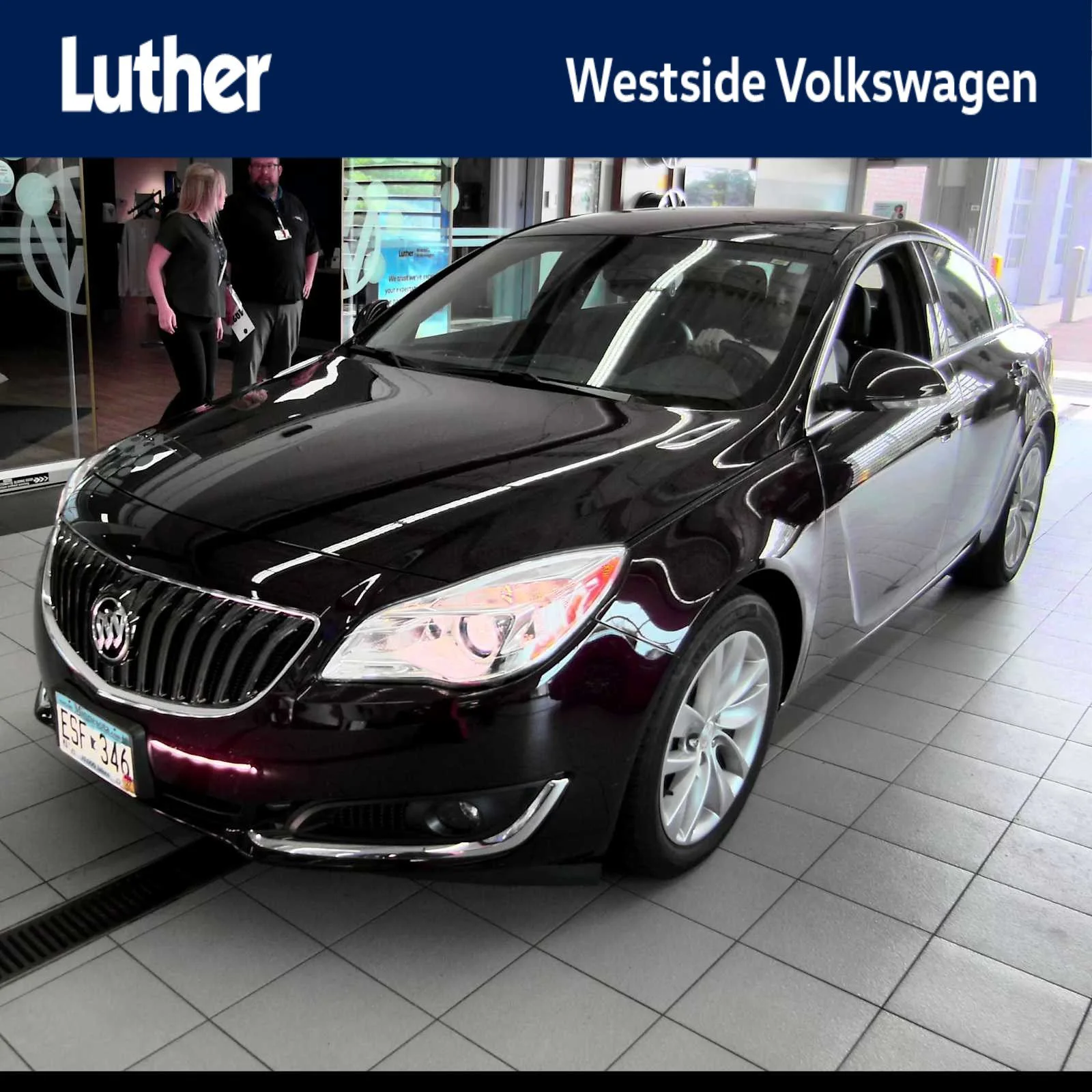 Used 2017 Black Cherry Metallic Buick  image 1