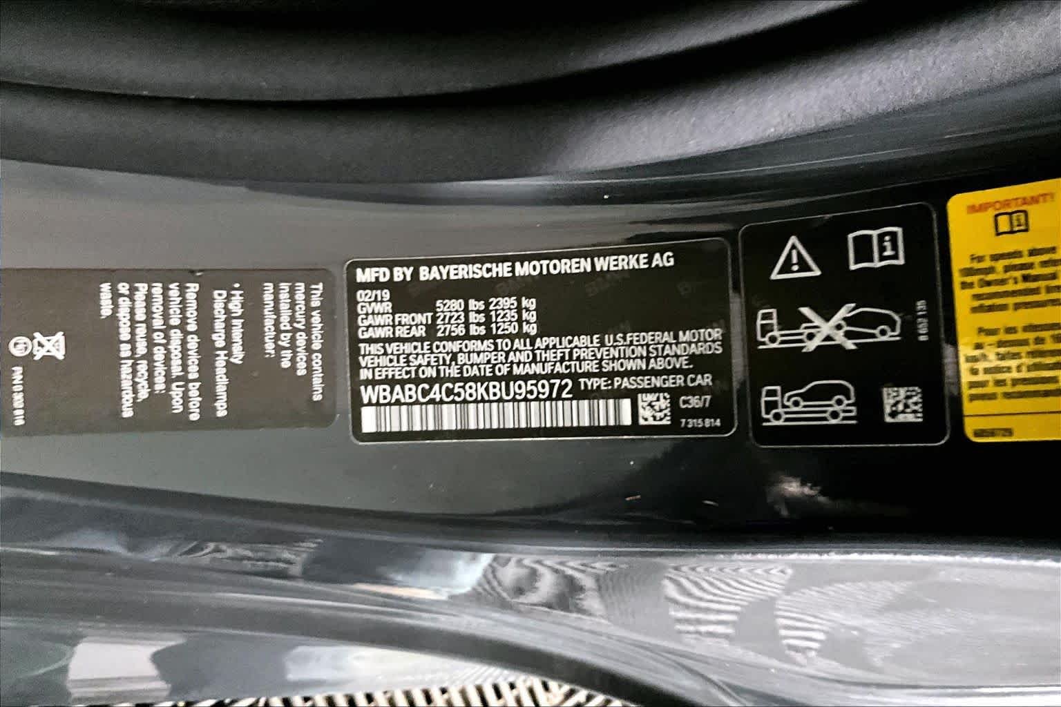 Used 2019 Dravit Grey Metallic BMW M850i xDrive image 25