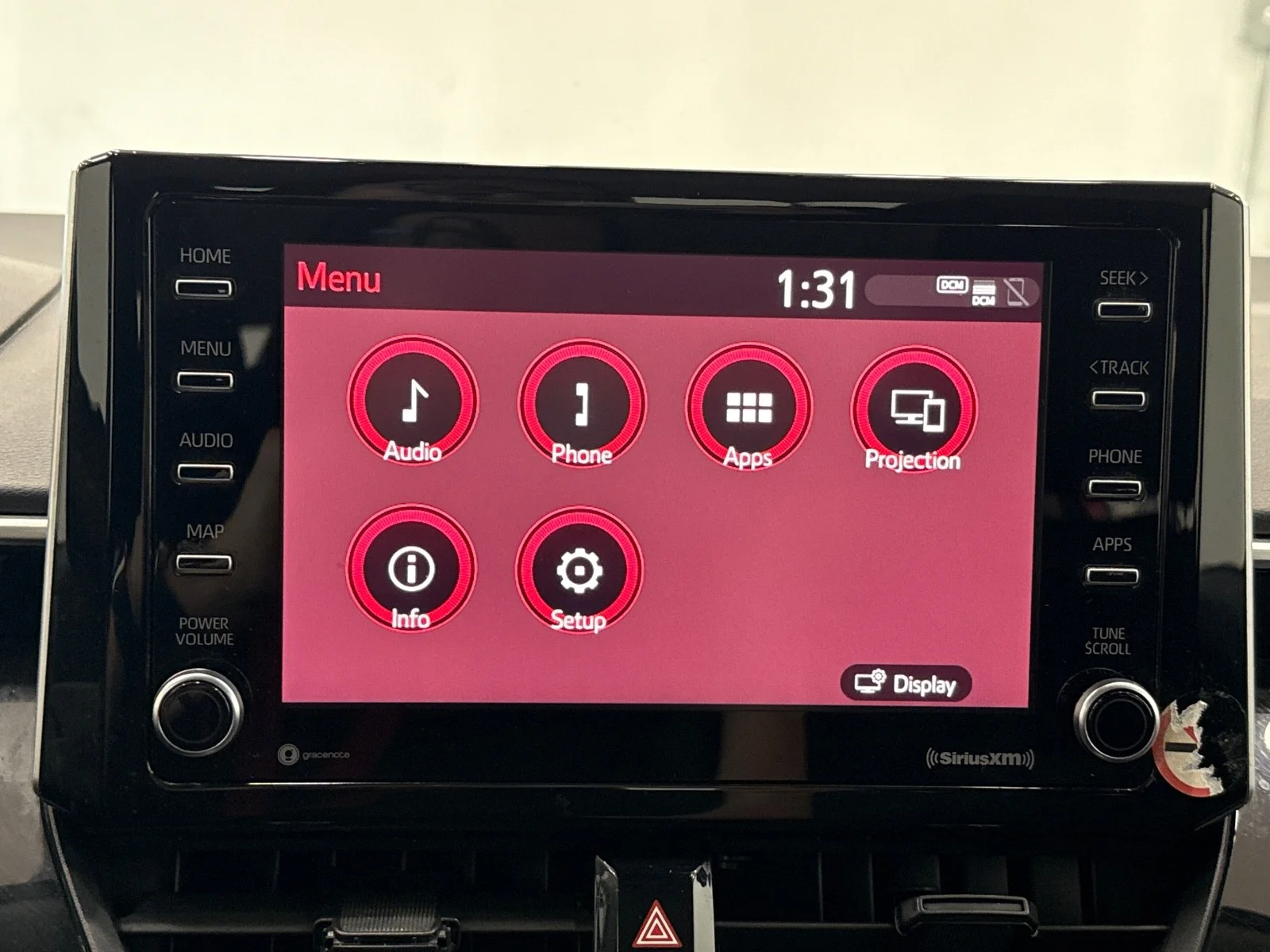 Used 2021 Barcelona Red Metallic Toyota LE image 17