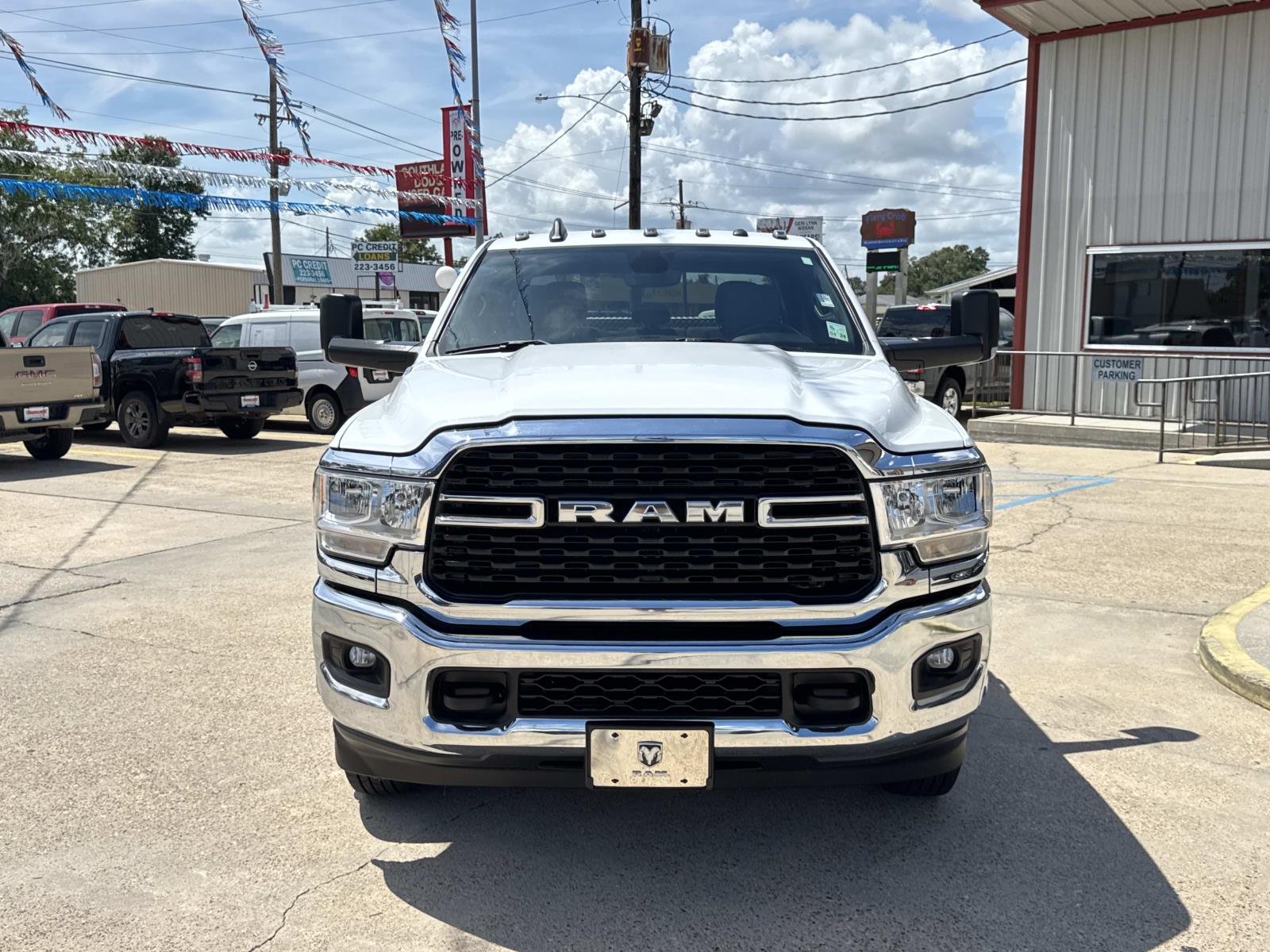 Used 2022 Bright White Clearcoat Ram Big Horn image 2