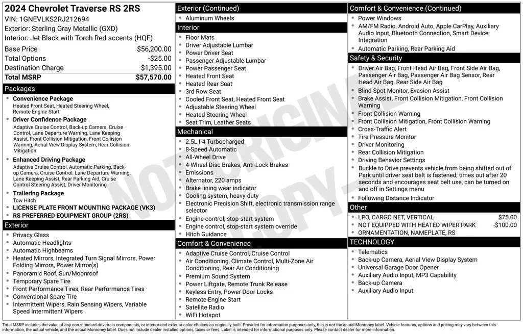 Used 2024 Gray Chevrolet RS image 42