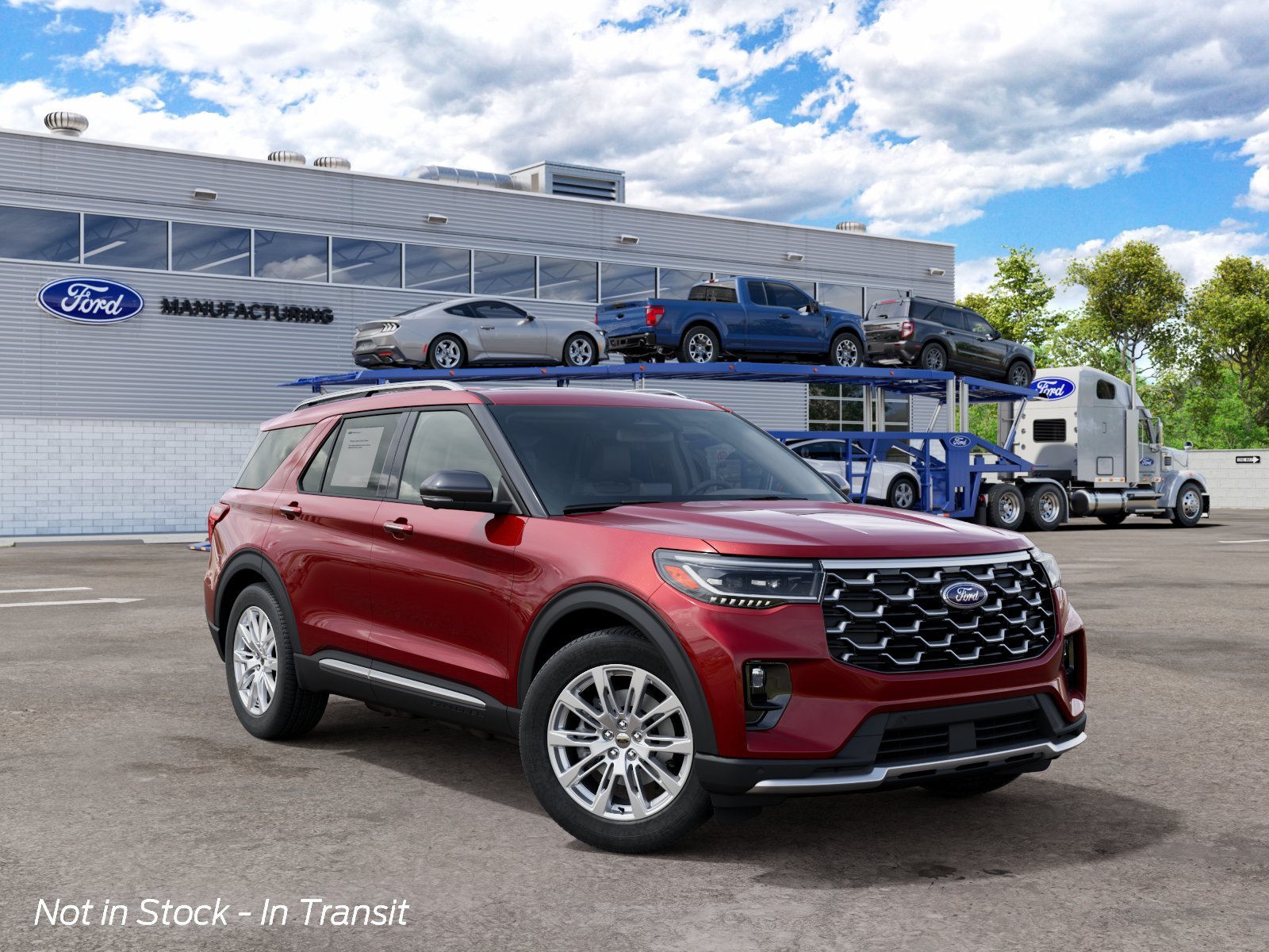 New 2027 Ruby Red Metallic Tinted Clearcoat Ford Platinum™ image 4