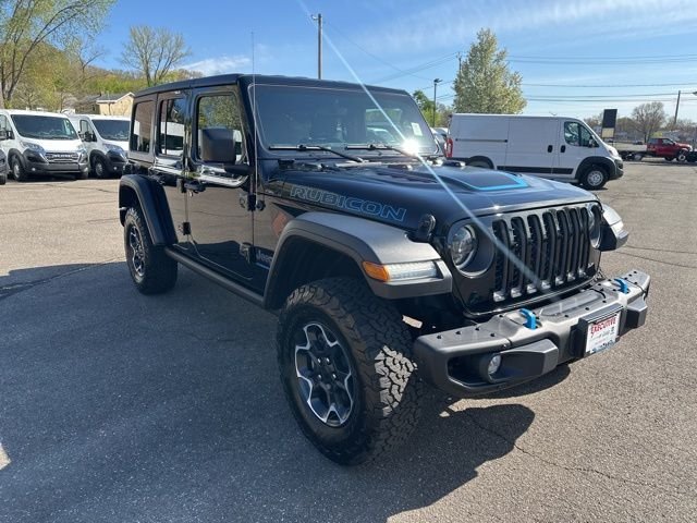 Used 2023 Jeep Wrangler 4xe Rubicon 4XE with VIN 1C4JJXR64PW662432 for sale in Wallingford, CT