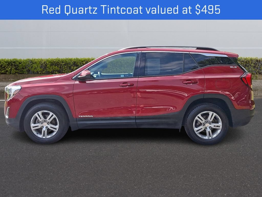 Certified Used 2018 RED QUARTZ TINTCOAT GMC SLE image 4