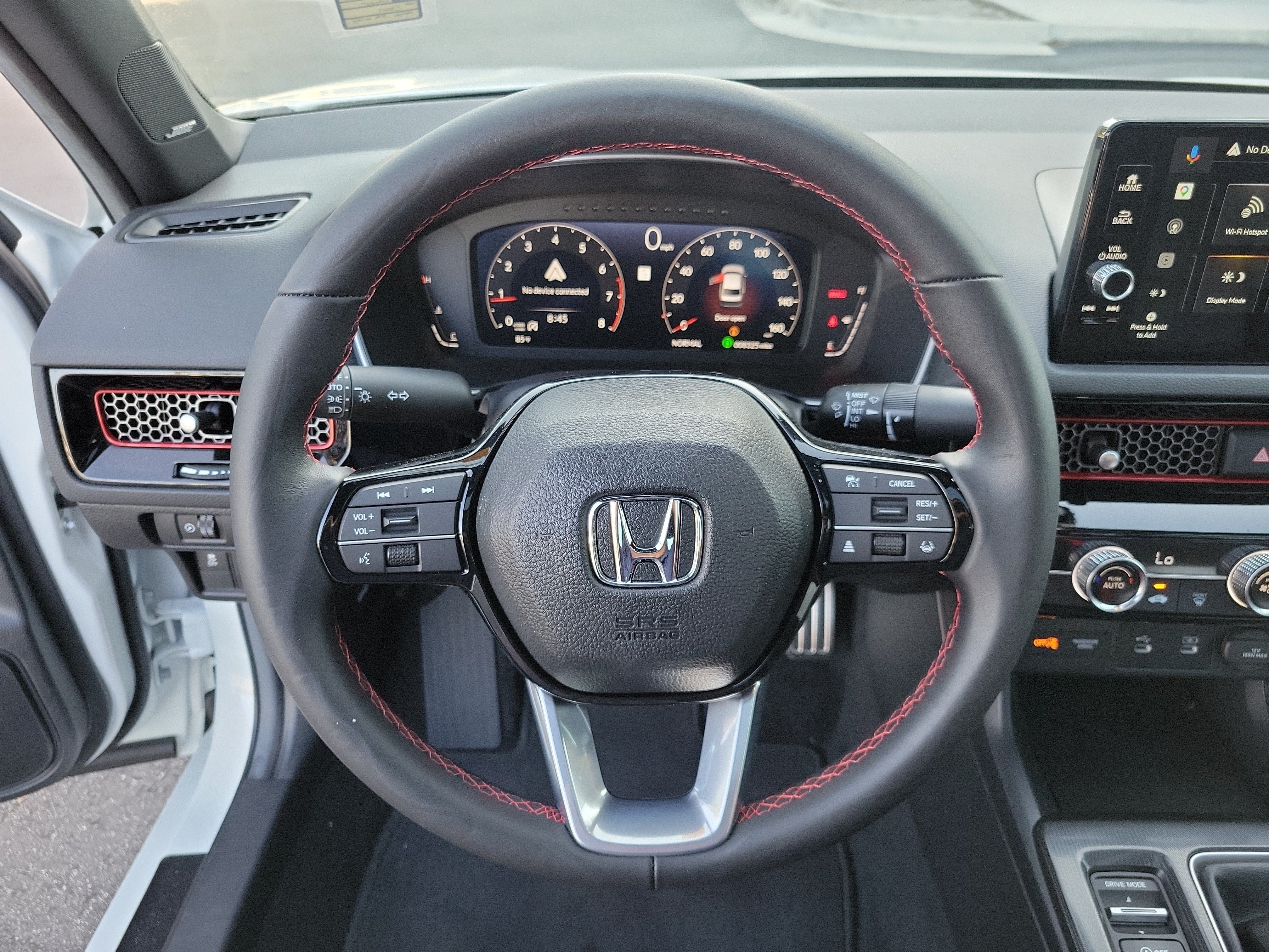 Certified Used 2025 Platinum White Pearl Honda SI image 62