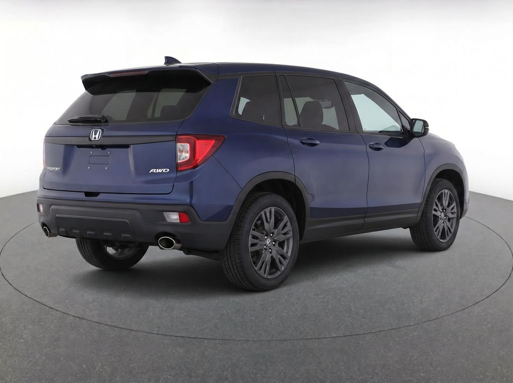 Used 2021 Blue Honda EX-L image 4