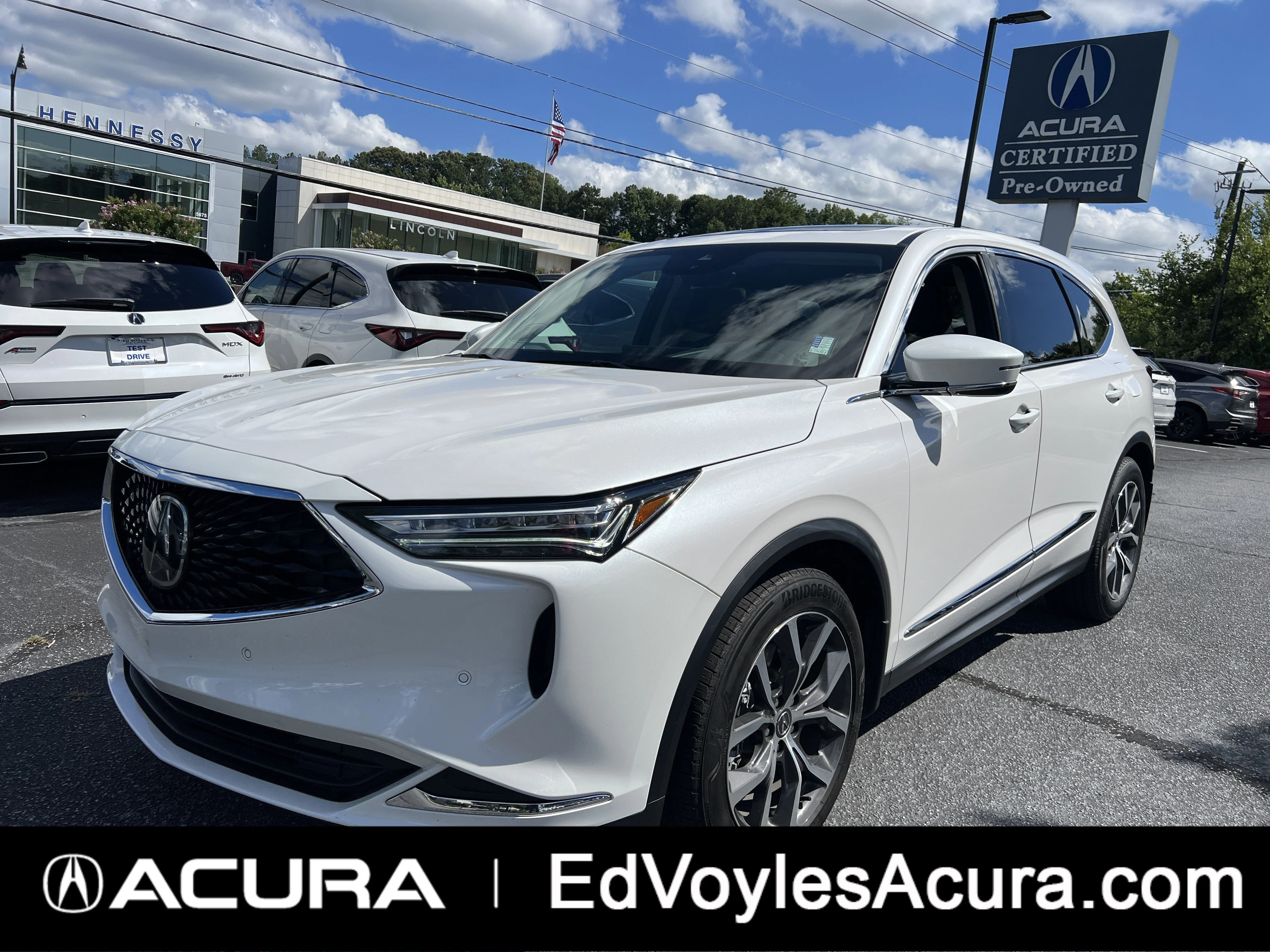 Certified Used 2024 Platinum White Pearl Acura TECH image 11