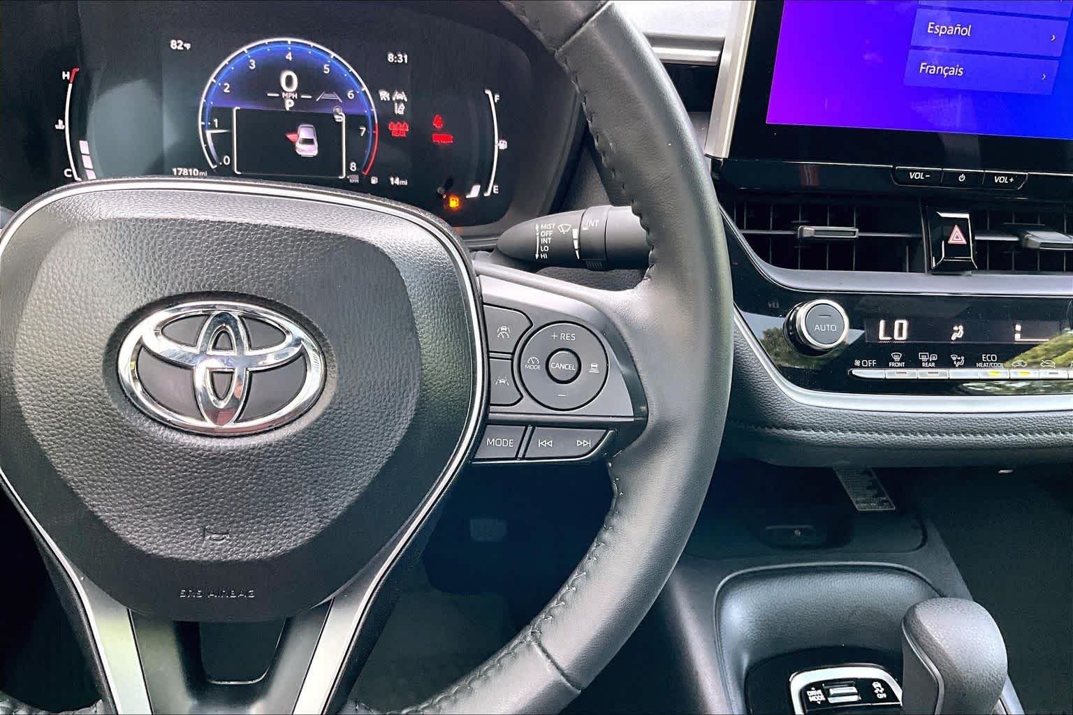 Used 2025 Midnight Black Metallic Toyota SE image 25