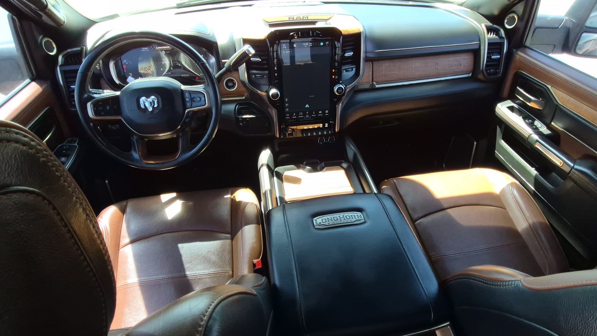 Used 2024 Diamond Black Crystal Pearlcoat Ram Longhorn image 27