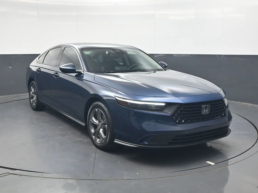 Certified Used 2024 Canyon River Blue Metallic Honda EX image 2