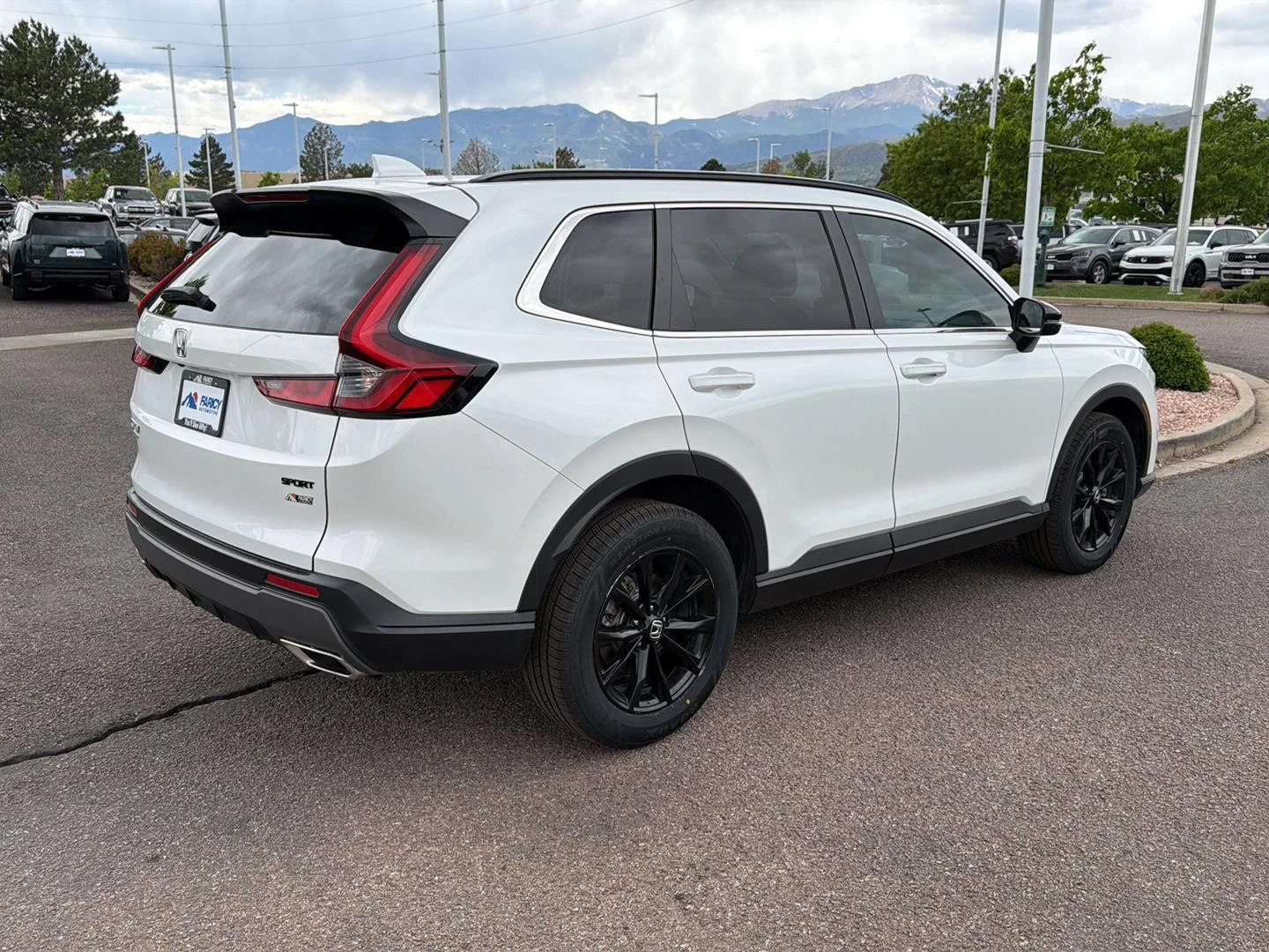 Used 2024 Platinum White Pearl Honda Sport image 4