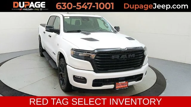 New 2026 Bright White Clear-Coat Exterior Paint RAM Laramie video 1