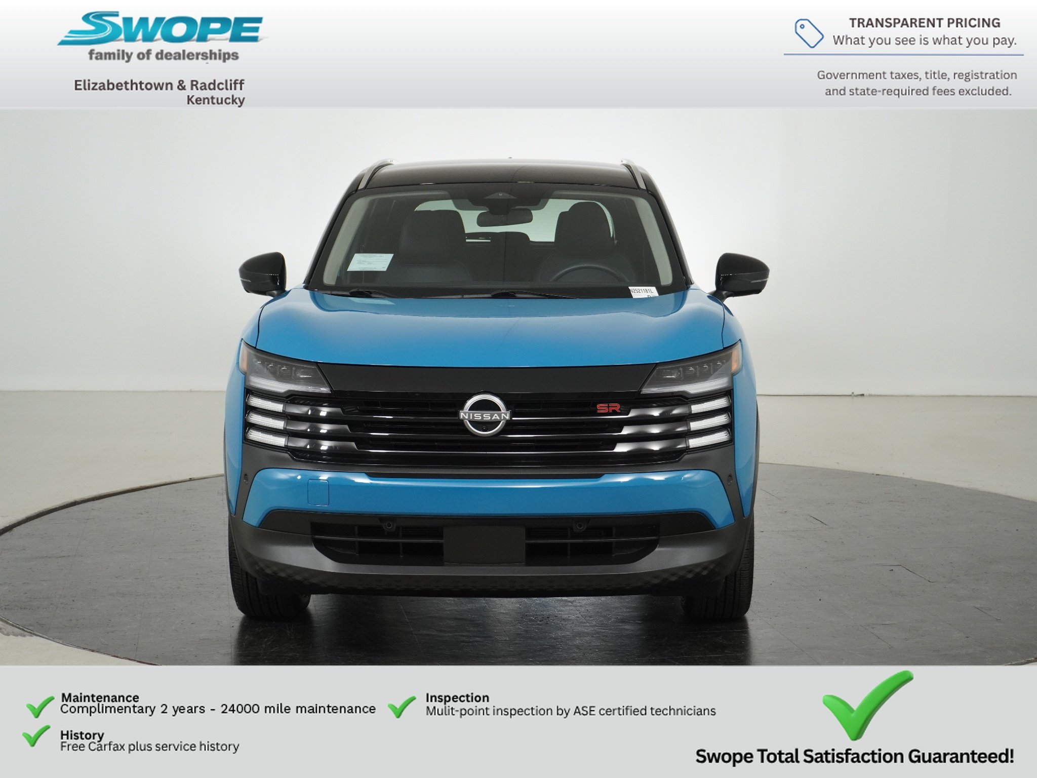 Used 2025 Arctic Ice Blue Metallic/Super Black Nissan SR image 9