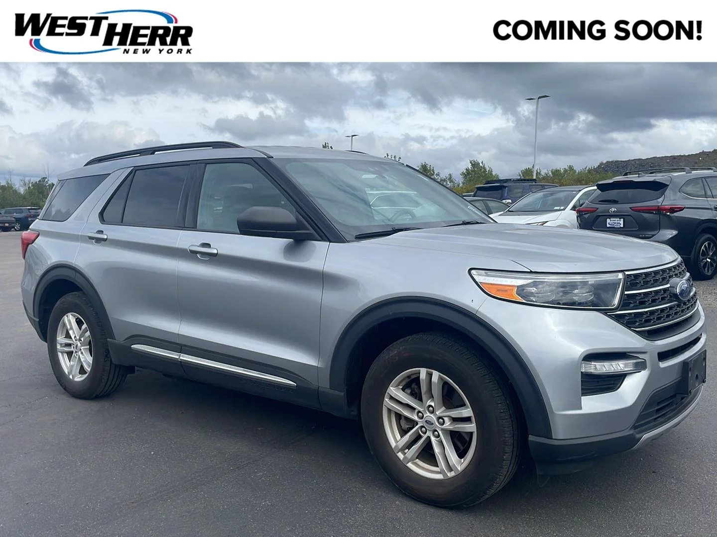 Used 2020 Iconic Silver Ford XLT image 1