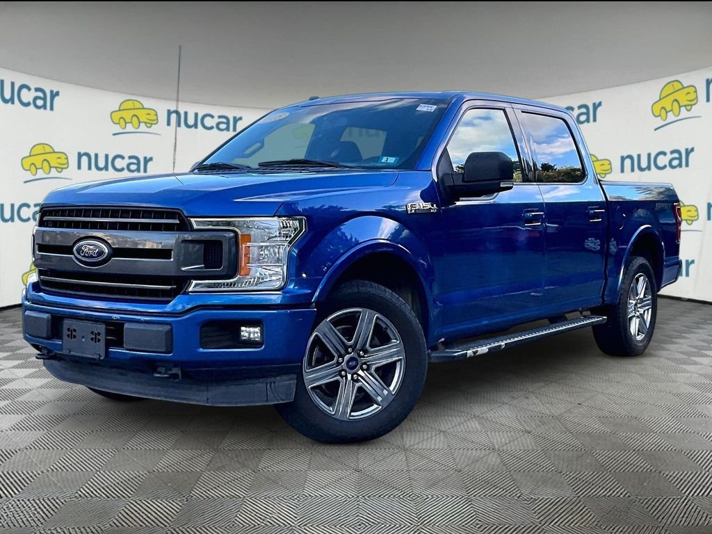 Used 2018 Lightning Blue Ford XLT image 3