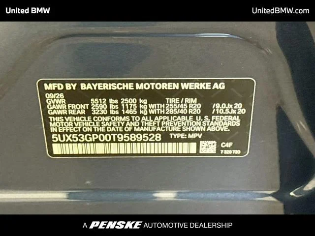 New 2026 Arctic Race Blue metallic BMW X3 30 image 22