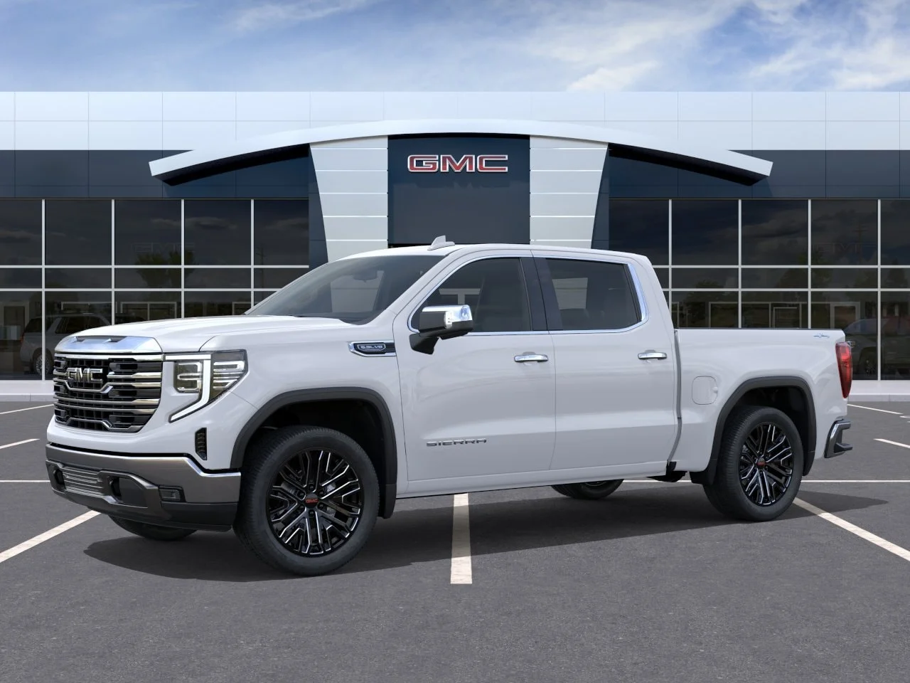 New 2026 Glacier White Tricoat GMC SLT image 22
