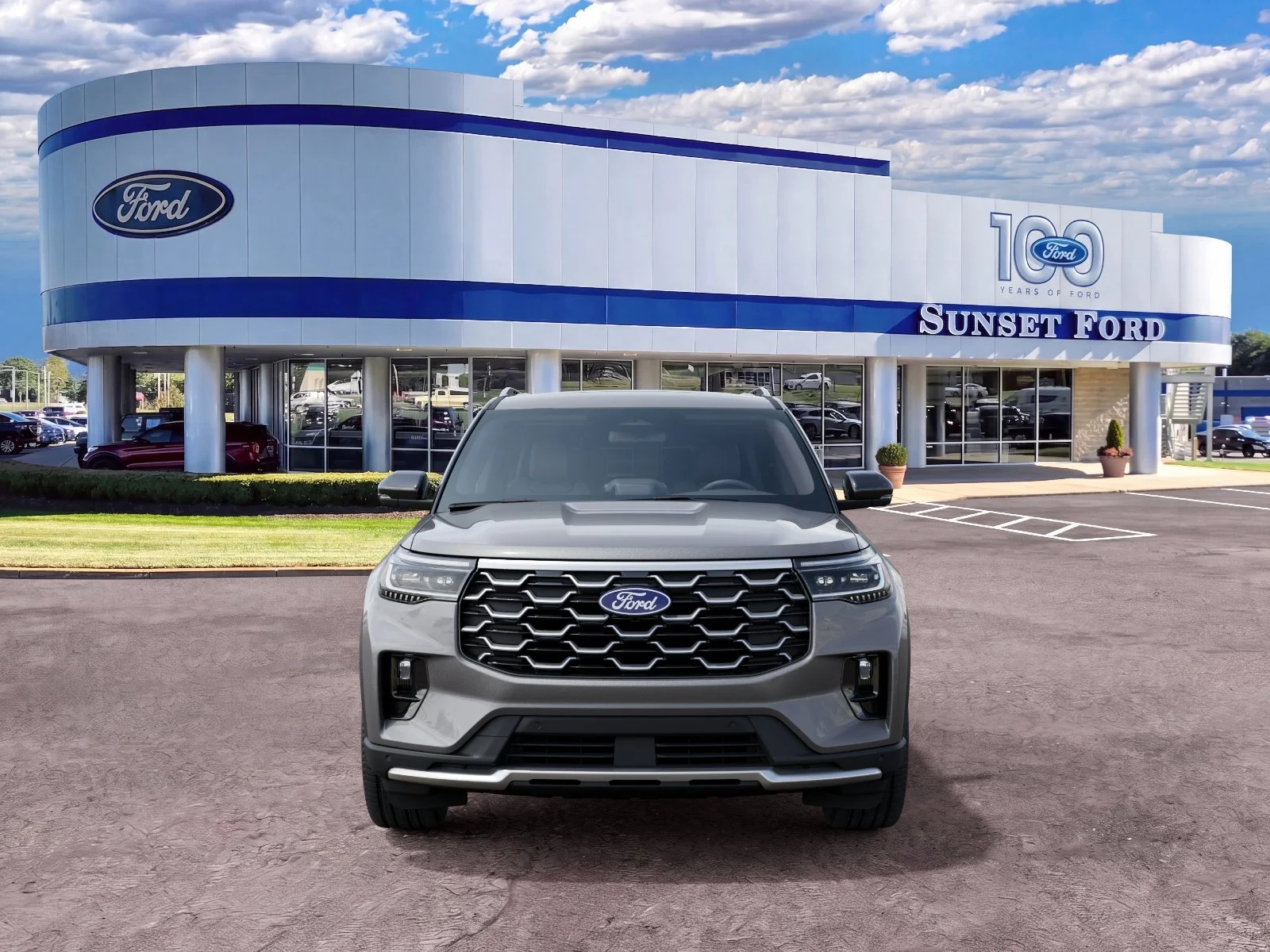 New 2027 Carbonized Gray Metallic Ford Platinum® image 3