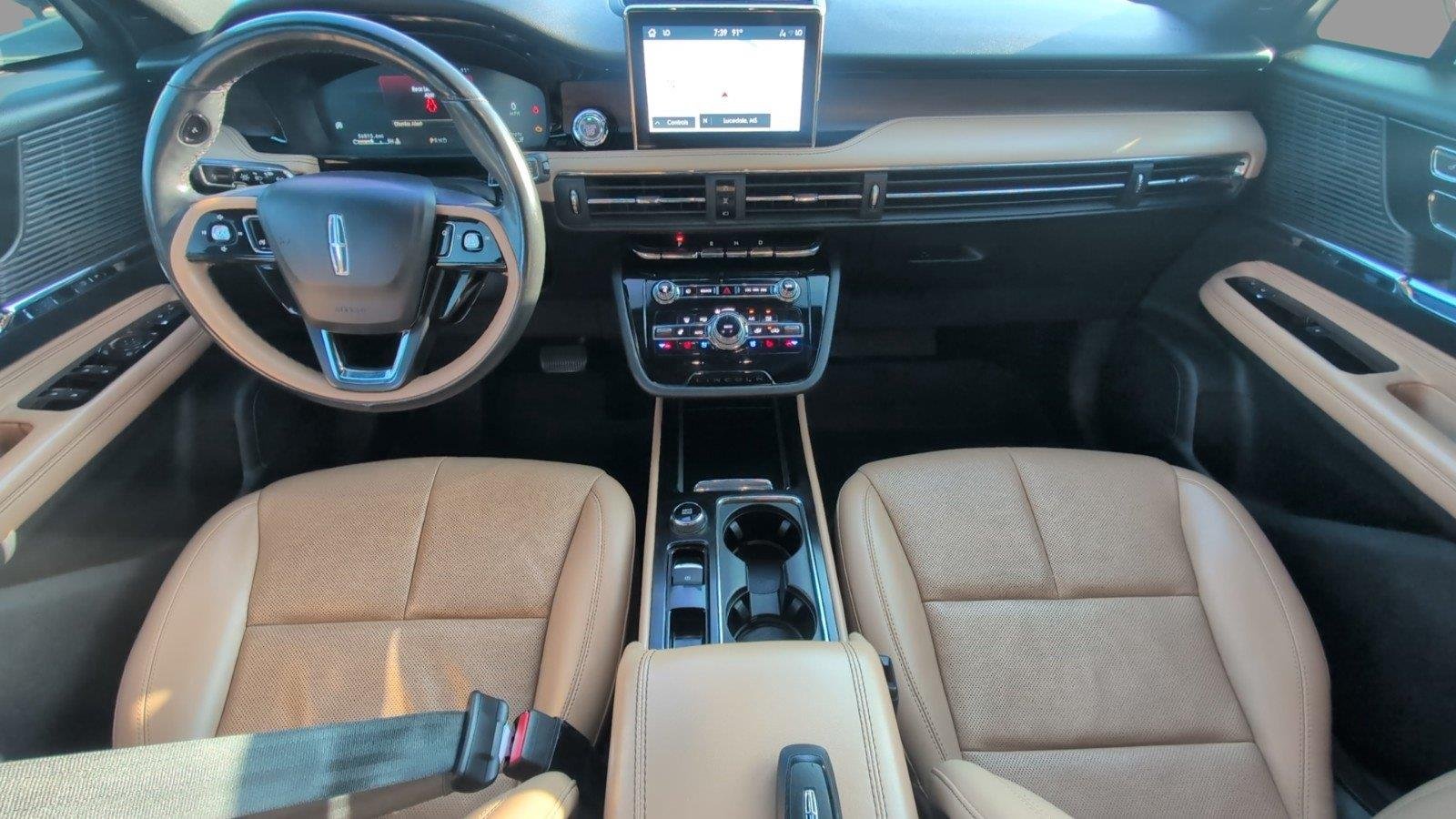 Used 2022 Pristine White Metallic Tri-Coat Lincoln Reserve image 34