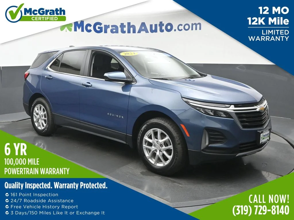 Used 2024 Blue Chevrolet LT image 1