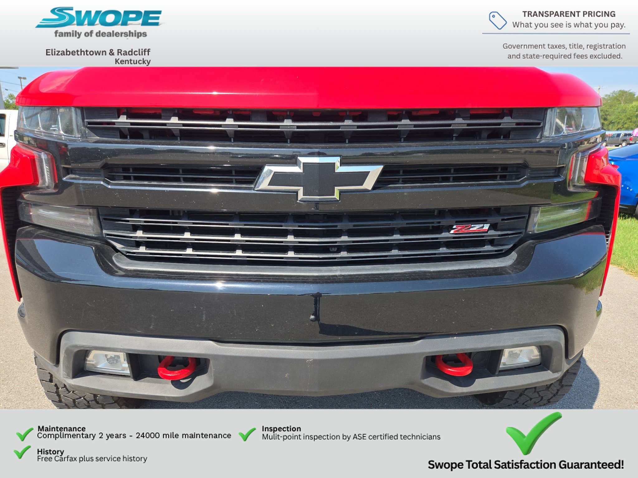 Used 2021 Red Hot Chevrolet LT Trail Boss image 2