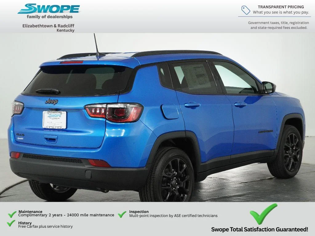 New 2026 Hydro Blue Pearl-Coat Exterior Paint Jeep Latitude Altitude image 3