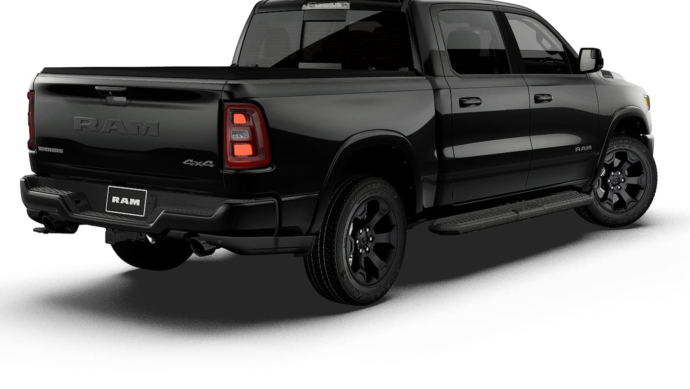 New 2027 Diamond Black Crystal Pearl-Coat Exterior Paint RAM BIG HORN image 28