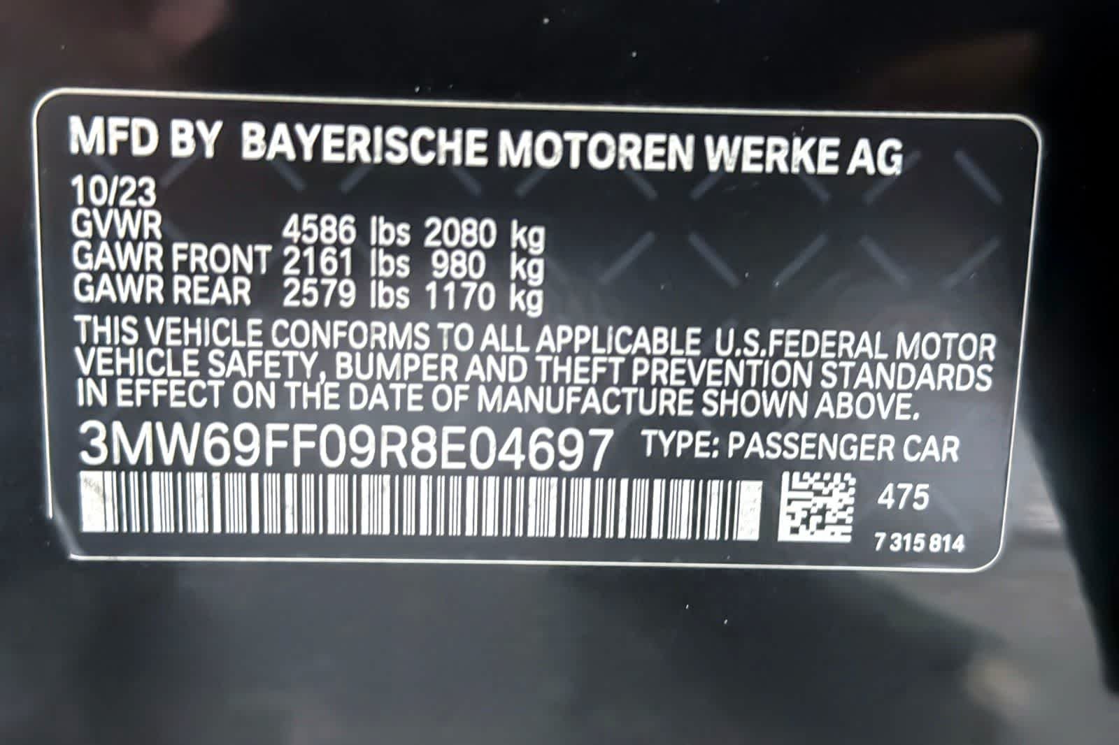 Used 2024 Black Sapphire Metallic BMW 330i image 29