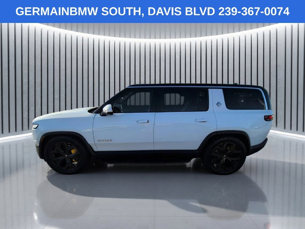 Used 2024 Glacier White Rivian Adventure Quad Motor Large Pack image 8