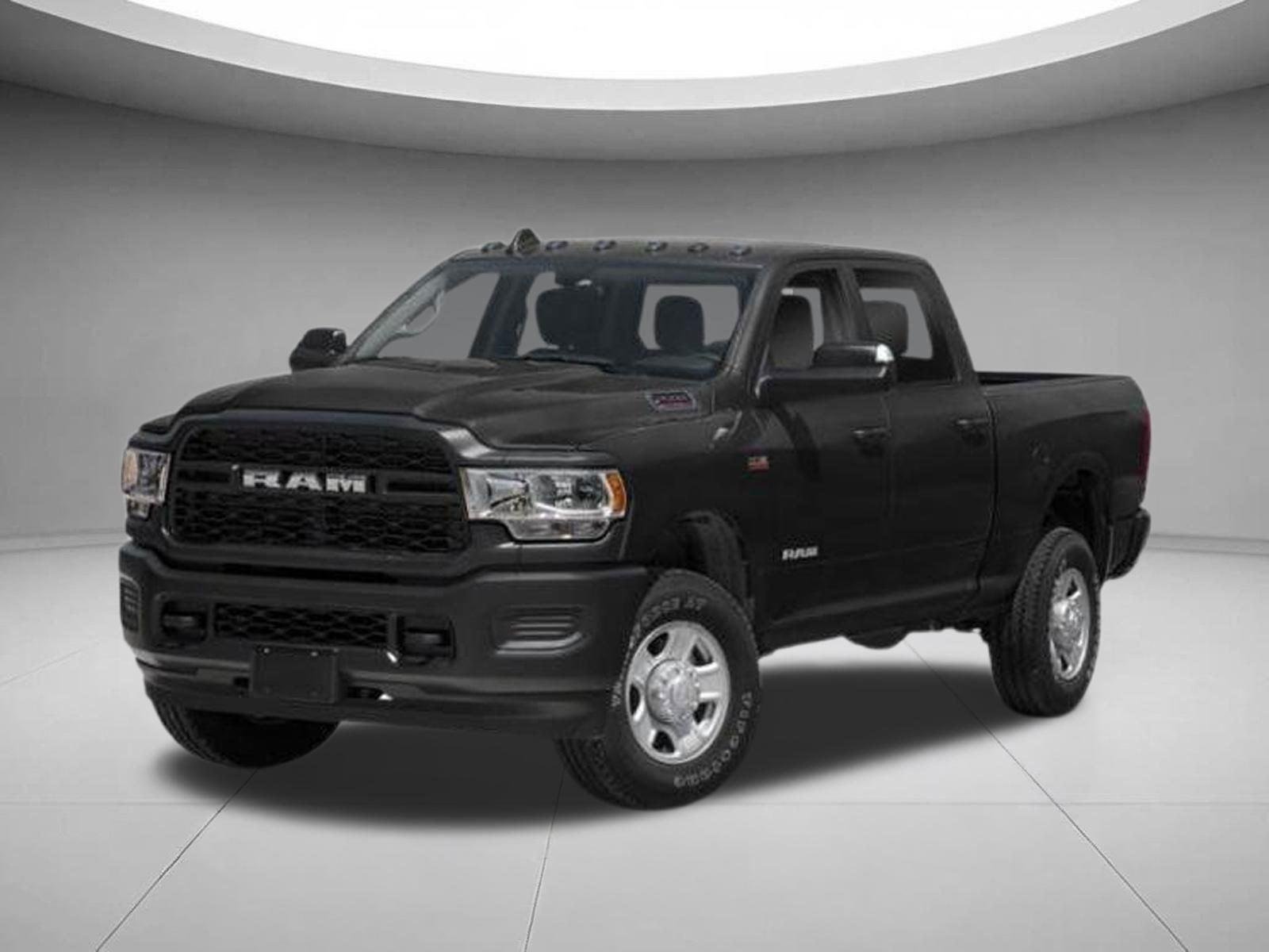 Used 2020 Diamond Black Crystal Pearlcoat Ram Tradesman image 1