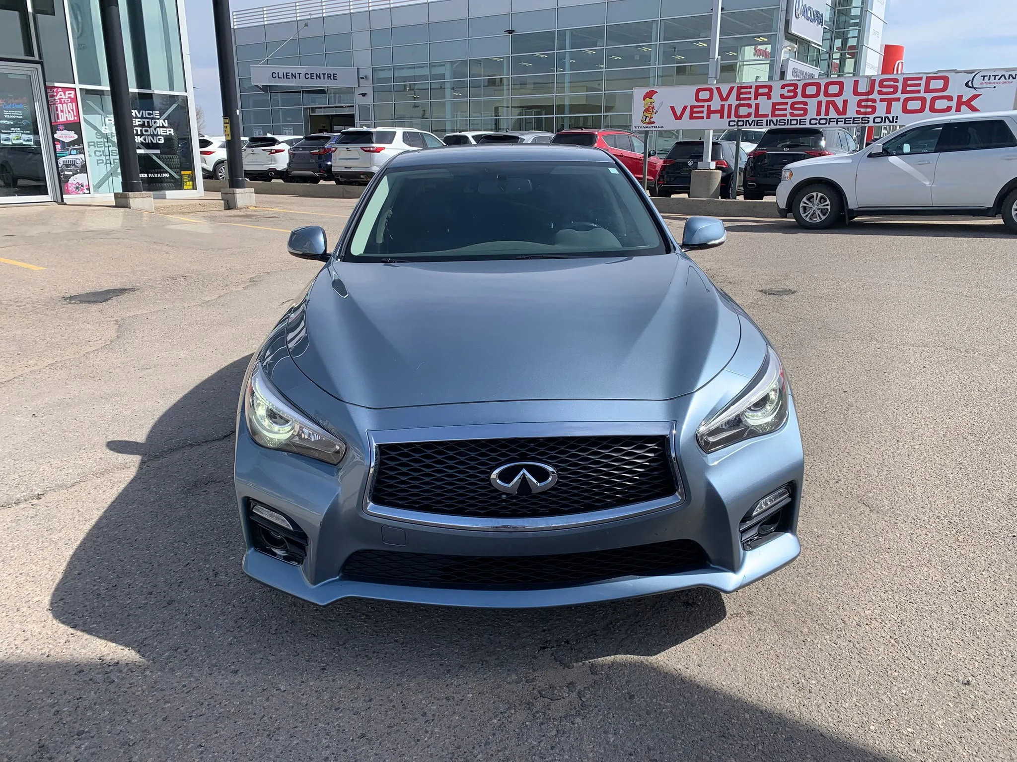Certified Used 2017 Hagane Blue Metallic INFINITI 3.0T AWD*Hagane Blue | Remote Start | Nav | Htd Leather | Sunroof | BOSE Performance Series Audio image 4